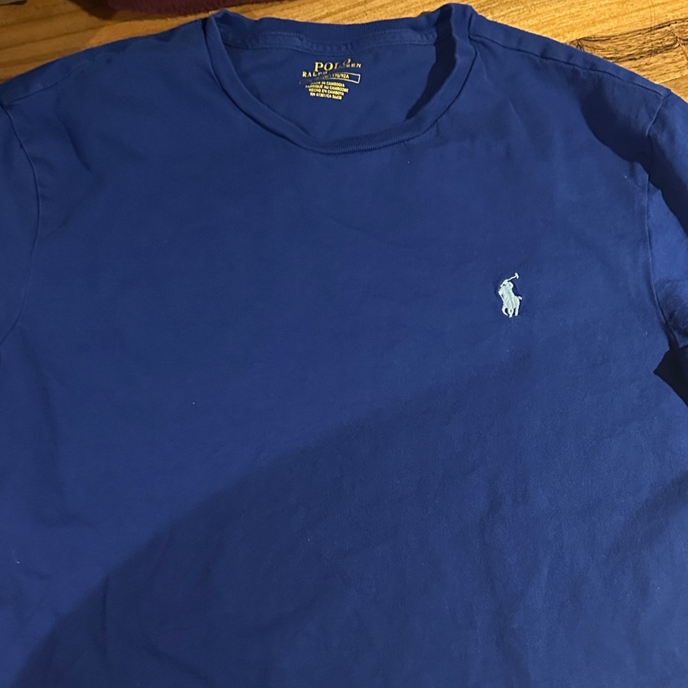 Polo by Ralph Lauren Men's Classic Blue Tee